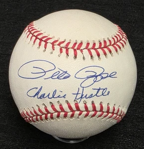 Pete Rose Firmado "CHARLIE HUSTLE" Oficial MLB Béisbol-HOF?-PHILLIES-REDS-JSA - Imagen 1 de 9