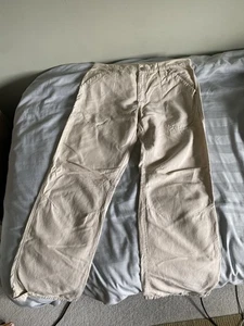 Dolce Gabbana Cotton Linen Trousers Cream Size 50 W34 L31 Genuine Made In Italy - Picture 1 of 10