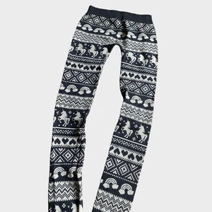 Falls Creek Girls Base Layer Gray XL 14/16 Pants Unicorns Hearts & Rainbows - Picture 1 of 4