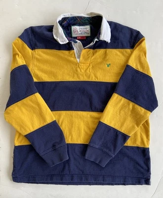 Camisa de rugby vintage Y2K American Eagle Outfitters ropa deportiva bloques de colores universitarios XL  Foto 1 de 4