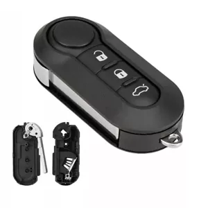 Replacement 3 Button Key Fob Case For Fiat 500 L Ducato Doblo Punto Bravo Panda - Picture 1 of 9