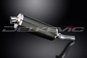 Delkevic 14" Carbon Fiber Stubby Oval Muffler - Honda CB500F - 2013-2018 Exhaust - Picture 1 of 3
