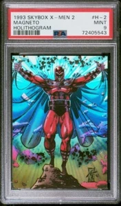 1993 Skybox X-Men Series 2 Magneto Holithogram #H-2 PSA 9 Marvel MCU - Picture 1 of 2
