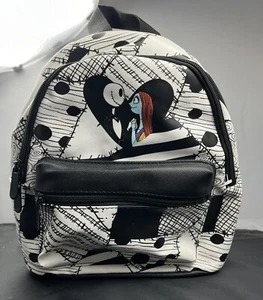 Disney The Nightmare Before Christmas Jack Sally Vinyl Mini Backpack 10” x 11” - Picture 1 of 5