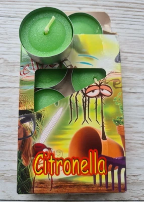 ADPAL Citronella Candles Tealights Mosquito Fly Insect Repeller (6pcs per pack) - Image 1 of 4