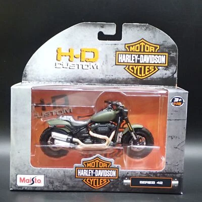 FAT BOB 114 HARLEY DAVIDSON MOTO MAISTO SERIE 42 1/18 MODELLO DIECAST - Immagine 1 di 4