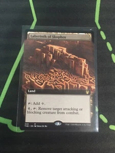 MTG Magic The Gathering Labyrinth Of Skophos Ext. Art Land Commander - Picture 1 of 1