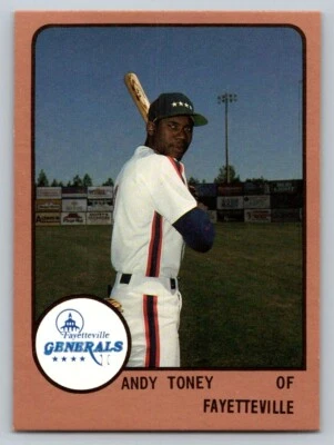 1988 ProCards #1082 Andy Toney Fayetteville Generals - Image 1 of 2