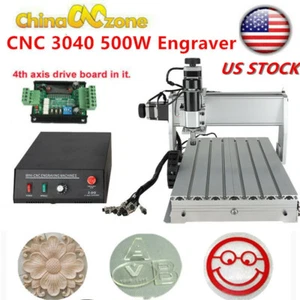 3040Z-DQ CNC Router 3Axis Acrylic Engraving DIY Milling Cutting Machine kit 500W - Picture 1 of 10