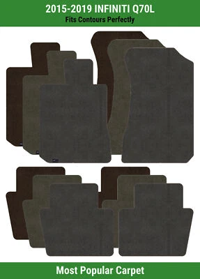 Lloyd Ultimat Front & Rear Row Carpet Mats for 2015-2019 INFINITI Q70L  - Image 1 of 4