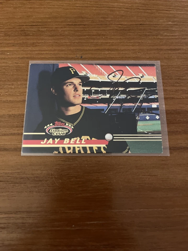 1993 Topps Stadium Club #138 JAY BELL SS Pirates Autograph…$1 Shipping - Image 1 of 2