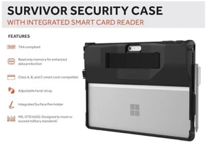 GRIFFIN Survivor Security Case with Smart Card Reader for Microsoft Surface Pro - Picture 1 of 5