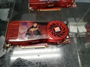 used ATI Radeon Sapphire HD 3870 512Mb GDDR4 PCI-E x16 Graphics Card free ship - Picture 1 of 9