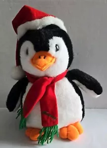 Vtg Fiesta Christmas Penguin 11" With Electronic Music Box -Tested Works - Picture 1 of 6