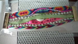 SUPERBE BRACELET HIPANEMA VERSION 01 DORE/TAILLE L 18,5CM - Foto 1 di 1