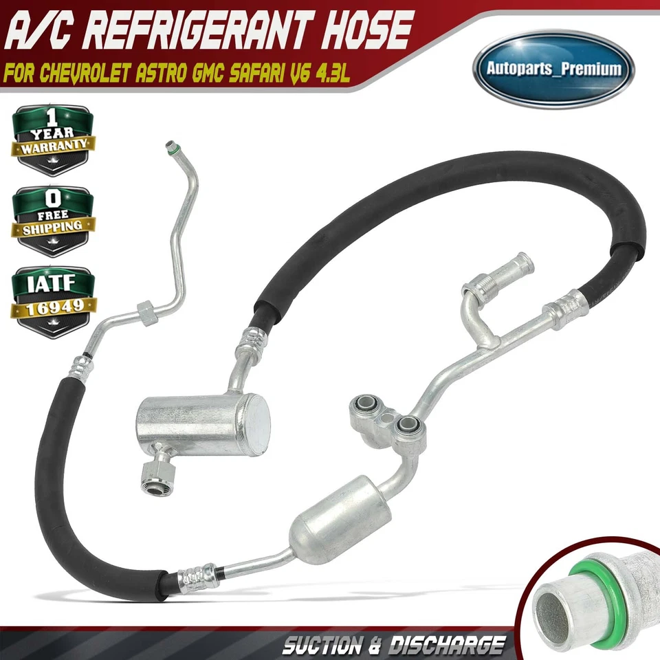 Nuevo conjunto de succión y descarga de aire acondicionado para Chevrolet Astro GMC Safari V6 4,3 L Foto 1 de 4