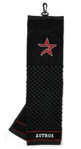 Houston Astros 16"x22" Embroidered Golf Towel [NEW] MLB Golfing Cotton Cover