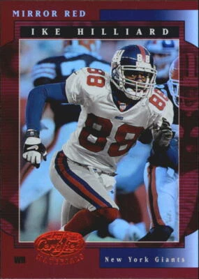 2001 Leaf Certified Materials Mirror Red #36 Ike Hilliard /75 - NM-MT - Image 1 of 2