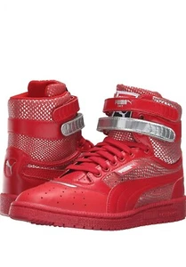 Puma Womens Sky II Hi Futur Minimal Leather High Top Sneakers Color Red,... - Picture 1 of 11