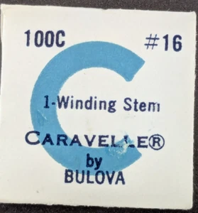 NOS NEW Genuine Bulova Caravelle Cal. 10OC # 16 Winding Stem Watch Part - Picture 1 of 2