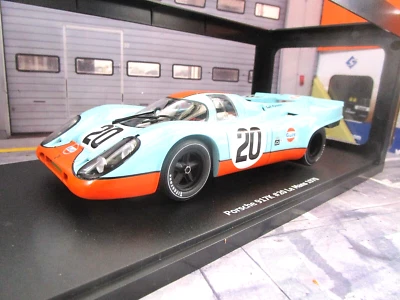 PORSCHE 917 K 1970 24h Le Mans #20 Gu lf Wyer Siffert / Redman like McQ KK 1:18 - Bild 1 von 4
