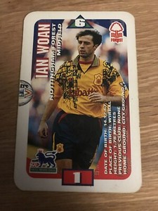Ian Woan Nottingham Forest FC Subbuteo Squads Football Card