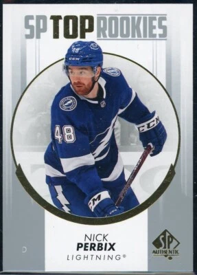 NICK PERBIX TOP ROOKIES 2022-23 SP AUTHENTIC TAMPA BAY LIGHTNING #TR-48 - Image 1 of 2