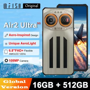 IIIF150 Air2 Ultra 5G Rugged Phone 32GB+512GB 120Hz 108MP Camera 65W Charge IP68 - Picture 1 of 14