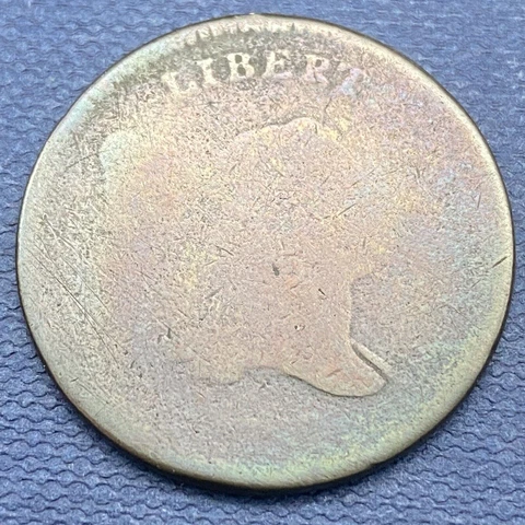 1797 Liberty Cap Half Cent 1/2 Cent Circulated #45015 Cover