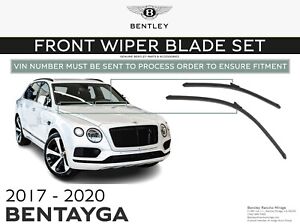 2017-2020 Bentley Bentayga (LHD) 1 set aerodynamic wiper blades 4M1998002