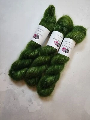Kid Mohair Seide Garn, Lace Gewicht, 50g, MOSS - Bild 1 von 4