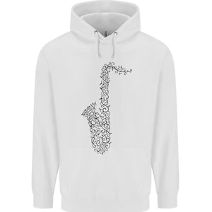 A Saxophone Musical Instrument Brass Band Childrens Kids Hoodie - Picture 1 of 29