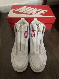 Size 8.5 - Air Jordan 1 Retro Zip High White W - Picture 1 of 8