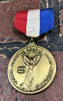 De colección Artes Marciales JUDO 1972 Florida Gold Coast Championship Medal Foto 1 de 4