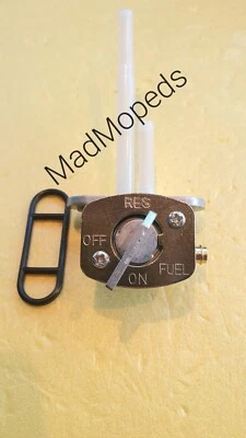 Suzuki TS125R TS200R Fuel Petrol Tap Petcock, Bolts MadMopeds UK  - Image 1 of 4