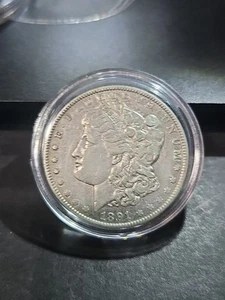 1891 $1 Morgan Silver Dollar - Picture 1 of 4