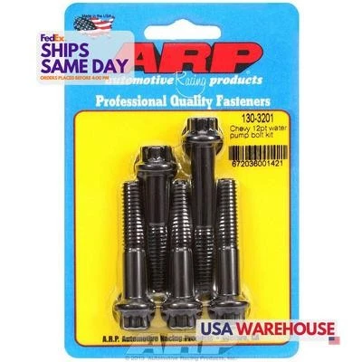 Arp 130-3102, Juego de 6 Kit de pernos de montaje a bloque de motor Chevy V8 6pt. Chromoly  Foto 1 de 4