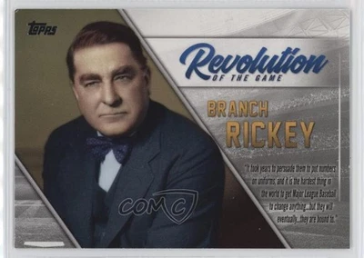 2019 Topps Revolution of the Game Branch Rickey #REV-10 HOF - Image 1 of 2