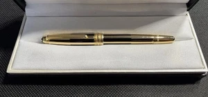 Luxury Rollerball Pen Germany Gold And Black - Picture 1 of 6