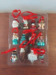 GLAS CHRISTBAUMSCHMUCK X12 GEBRAUCHT - Bild 1 von 14