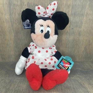 Peluche Disney Minnie Mouse Applause 13" vintage nuevo con etiquetas - Imagen 1 de 5