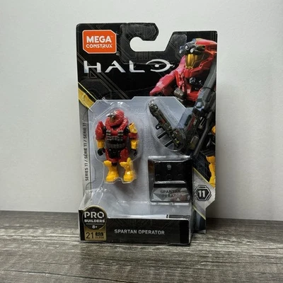 Mega Halo GLB58 Serie 11 Operador Espartano Figura Arma Soporte Nuevo Foto 1 de 2