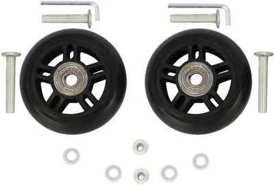 1 Par Ruedas Equipaje Repuesto 45/50/54/60/64/68/70/72/75/80/84/87/90mm Ca... Foto 1 de 4