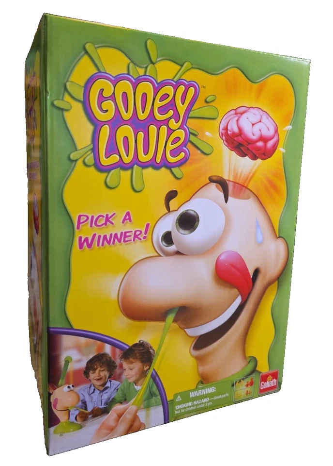 2012 Gooey Louie Game by Goliath Pull out Boogers From His Nose. 100 Complete