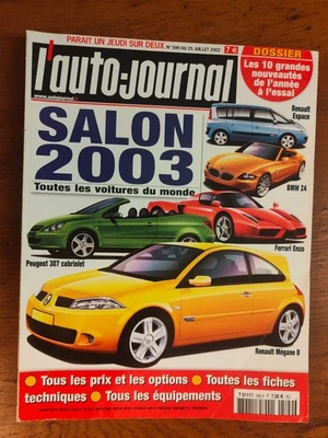 Numéro Spécial salon de l’Auto-Journal modèles 2003, parution septembre 2002 - Photo 1/2