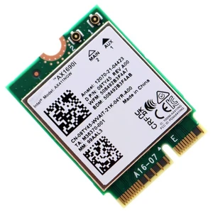 1690i AX411NGW 802.11AX 6GHz Wi-Fi 6E M.2 CNVio2 Tri Band 2.4Gbps Wireless WiFi - Picture 1 of 3