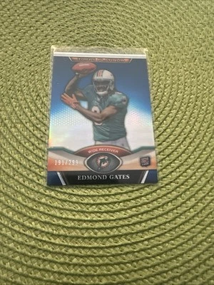 2011 Topps Platinum Blue Refractors #62 Edmond Gates/299 - Image 1 of 3