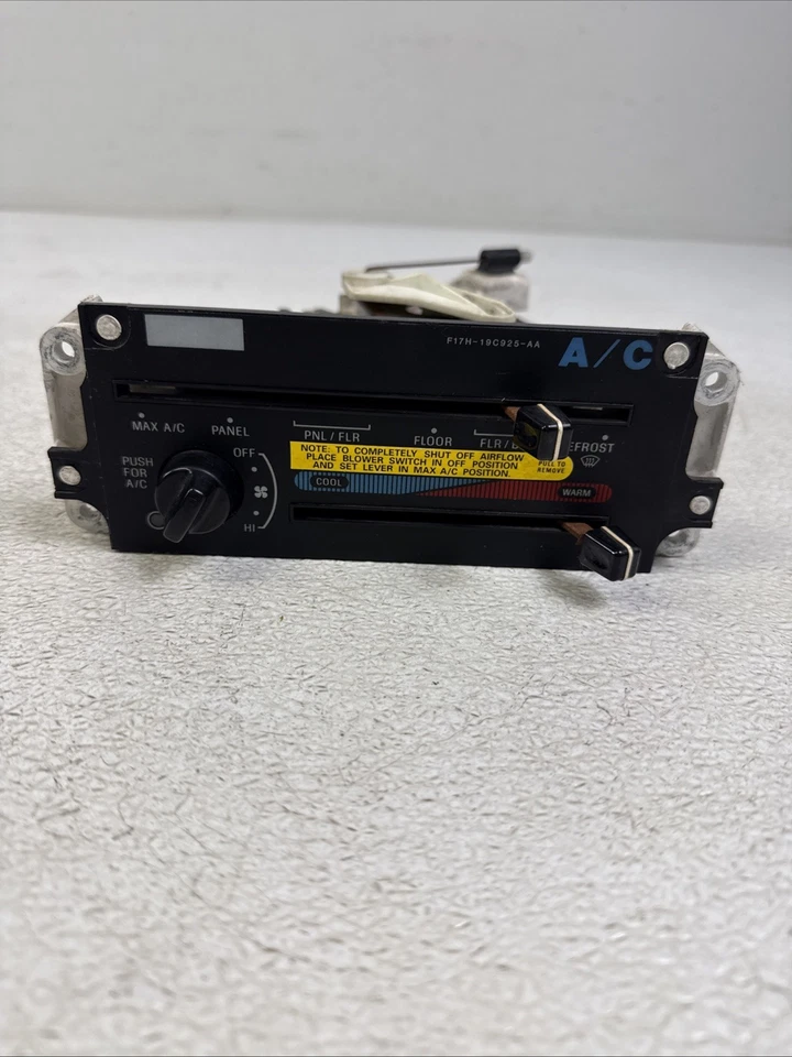 89-92 Ford Ranger HVAC Heater A/C Temp Climate Control Switch OEM - Image 1 of 4