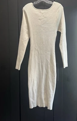 Forever 21 Women's Dress Knit Long Sleeve Winter Knit Size 3X Cream - Image 1 of 4