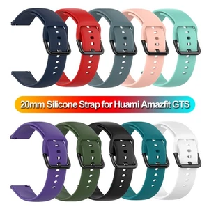 Armband Armbänder Ersatz Armband Silikon 20mm Strap For Huami Amazfit GTS - Picture 1 of 25